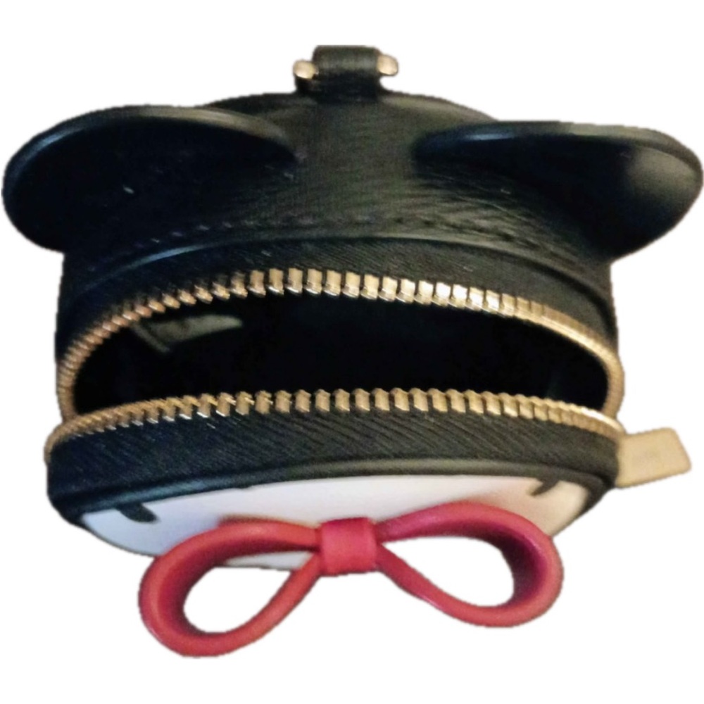 Kate spade X Disney Minnie Mouse NWOT Coin Purse, Keychain, BAGCHARM White Multi - Picture 3 of 11